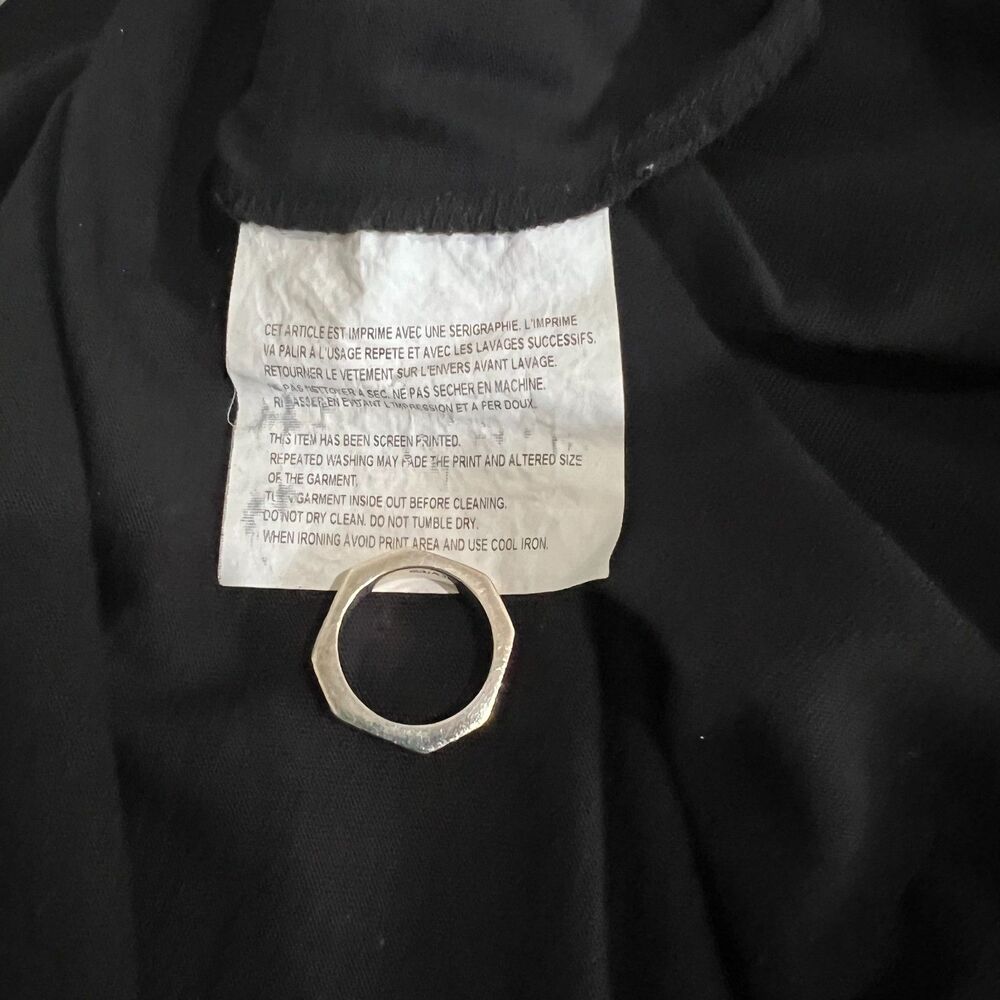 Gosha Rubchinskiy Black Yin Yang Short Sleeve Tee Shirt - Picture 6 of 7